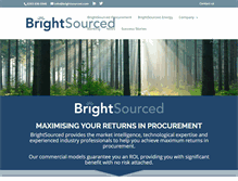 Tablet Screenshot of brightsourced.com